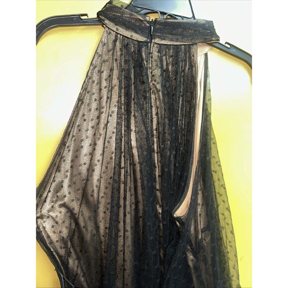 Women’s Alex Marie Sleeveless Black Prom/Formal Dress, Floral Detail, Sz 16W NWT - Picture 8 of 10